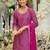 Women Regular Thread Work Kurta with Palazzos & With Dupatta