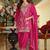 Women Ethnic Motifs Embroidered Regular Thread Work Kurta with Patiala & With Dupatta
