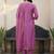 Ethnic Motifs Embroidered Regular Thread Work Kurta with Trousers & With Dupatta