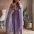 Lavender fendy silk blend embroidered gown set with dupatta