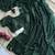 green party wear georgette saree with sequin embroidery work        