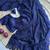 navy blue party wear georgette saree with sequin embroidery work