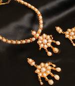 Beautiful Pearl Necklace With Earrings