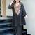 Women's Beautiful Embroidery Work French Crepe Fabric Flared Kurta and Palazzo Set