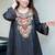 Women's Beautiful Embroidery Work French Crepe Fabric Flared Kurta and Palazzo Set
