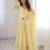 Embroidered Faux Georgette Flared Anarkali Pant and Dupatta Set