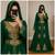 Green Gold Embroidered Moroccan Kaftan Dress