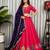 Rani Pink Navratri Lehenga Choli Set for Women - Full stitched free size