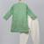 Mint green woven cotton silk father son kurta combo set