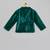 Green embroidered velvet father son blazer combo set