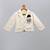 White embroidered velvet father son blazer combo set