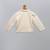 White embroidered velvet father son blazer combo set