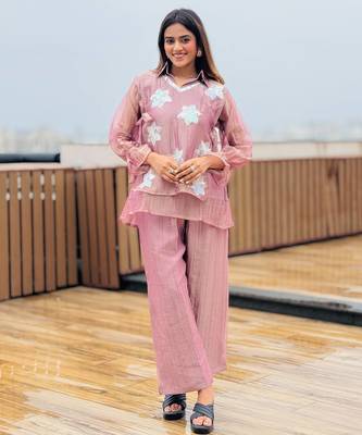 Oniun embroidered co-ord set for women 1