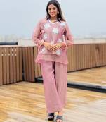 Oniun embroidered co-ord set for women