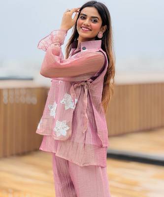 Oniun embroidered co-ord set for women 2