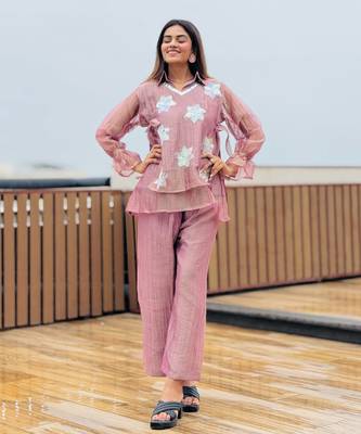 Oniun embroidered co-ord set for women 4