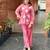 Rani pink embroidered co-ord set for women