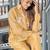 Mustard yellow embroidered co-ord set for women