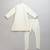 Ivory embroidered cotton silk father son bandhgala combo set