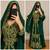Emerald Green Gold Embroidered Luxury Kaftan Set