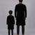 Black embroidered velvet father son kurta combo set