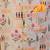 Beige printed cotton silk father son kurta combo set