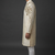 Cream silk kurta set for men's