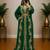 Emerald Green Heavy Gold Embroidered Moroccan Kaftan