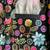Black embroidered cotton silk father son bandhgala combo set
