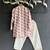 Off white purple printed cotton silk father son kurta combo set