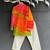Multicolor printed cotton silk father son kurta combo set