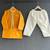 Mustard yellow woven cotton silk father son kurta combo set