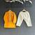 Mustard yellow woven cotton silk father son kurta combo set