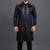 Black silk kurta set for men's