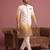 Men multicolor embroidered satin indo western for men
