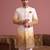 Men multicolor embroidered satin indo western for men