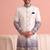 Men multicolor embroidered satin indo western for men