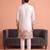 Men multicolor embroidered satin indo western for men