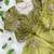 Olive Color beads and sequence work sartin saree