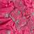 Pink Color beads and sequence work sartin saree