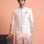 Men multicolor embroidered satin indo western for men