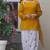 Women's mustard yellow kurta farshi salwar set with dupatta