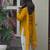 Women's mustard yellow kurta farshi salwar set with dupatta