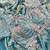 Teal Color beads and sequence work sartin saree