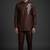 Coffee silk short kurta set for men's