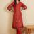 Women Ethnic Motifs Embroidered Regular Thread Work Kurta with Trousers