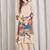 Women Animal Printed Regular Thread Work Kurta with Palazzos