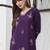 Women Floral Embroidered Regular Thread Work Kurta with Trousers