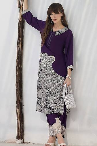 Women Ethnic Motifs Printed Regular Kurta with Palazzos
