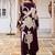 Women Floral Printed Regular Beads and Stones Kurta with Salwar